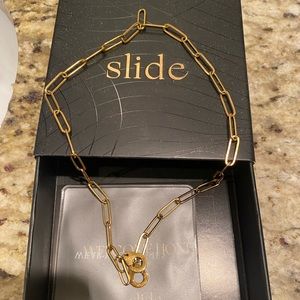 Slide jewelry necklace